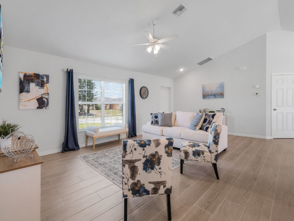 Waterfront Retreat in Cape Coral Three Bedroom Home with Private Pool